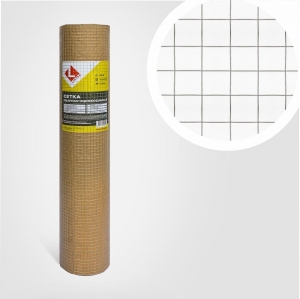 Сетка сварная оцинкованная  D0,8мм; яч.12,7х12,7мм