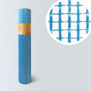 Сетка штукатурная 160г/м2 5х5мм (синяя), армированная для фасада «Lihtar»